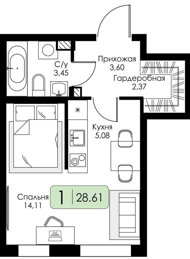 Студия-квартира, Всевгород