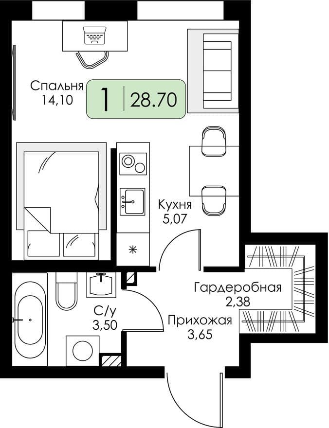 Студия-квартира, Всевгород