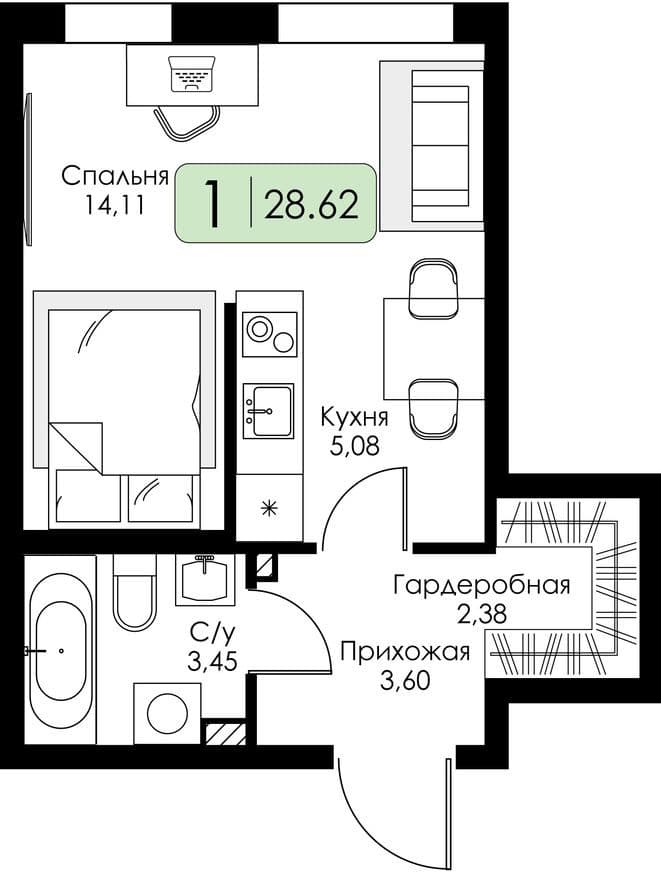 Студия-квартира, Всевгород