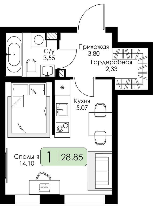 Студия-квартира, Всевгород