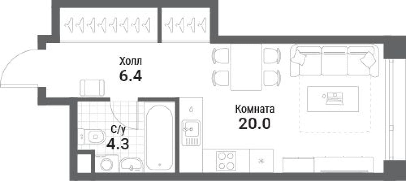 9к. квартира, Nagatino i-Land