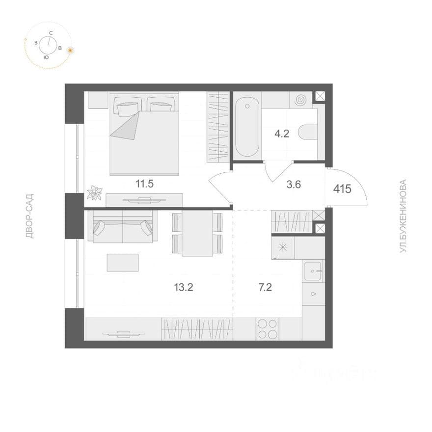 1к. квартира, Artel