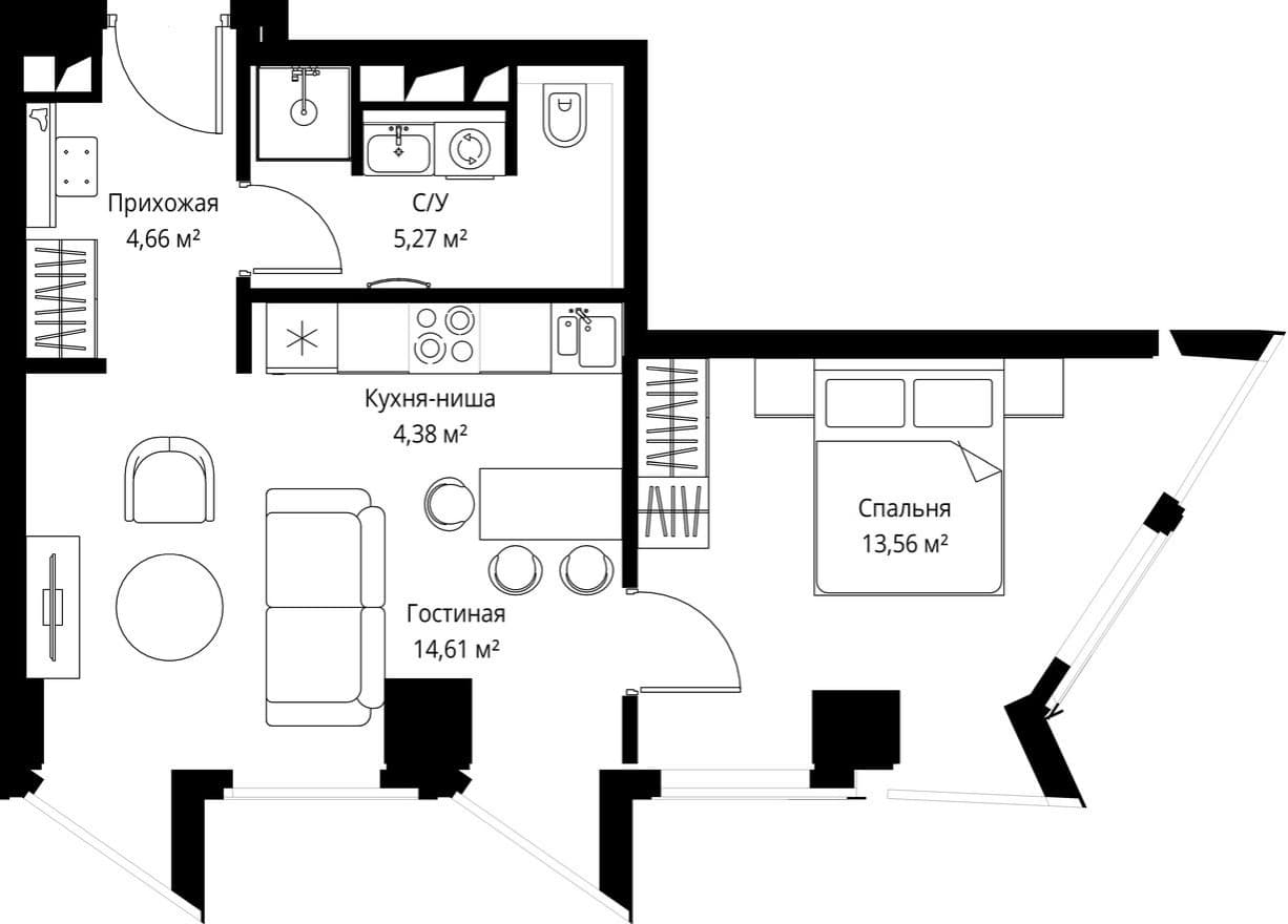 1к. квартира, Famous