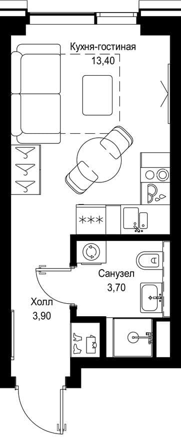 Студия-квартира, Cityzen