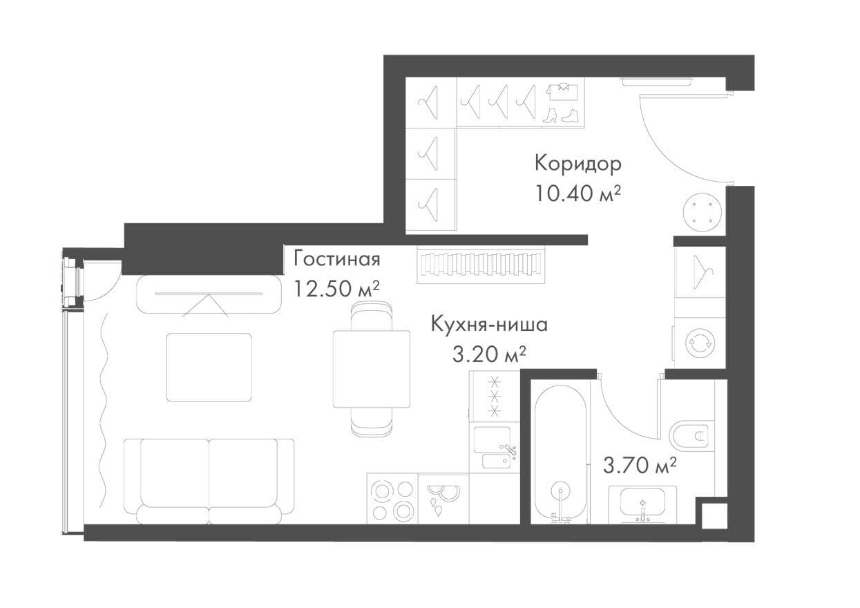 Студия-квартира, SLAVA
