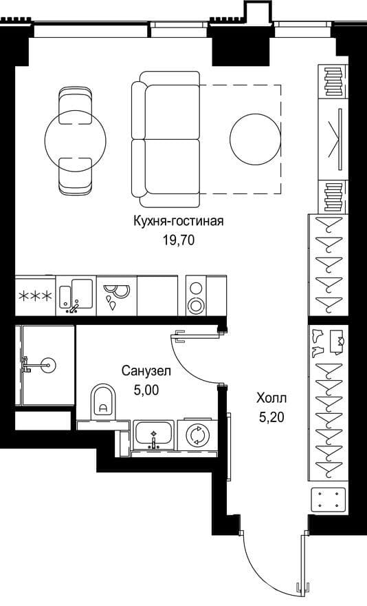 Студия-квартира, Cityzen