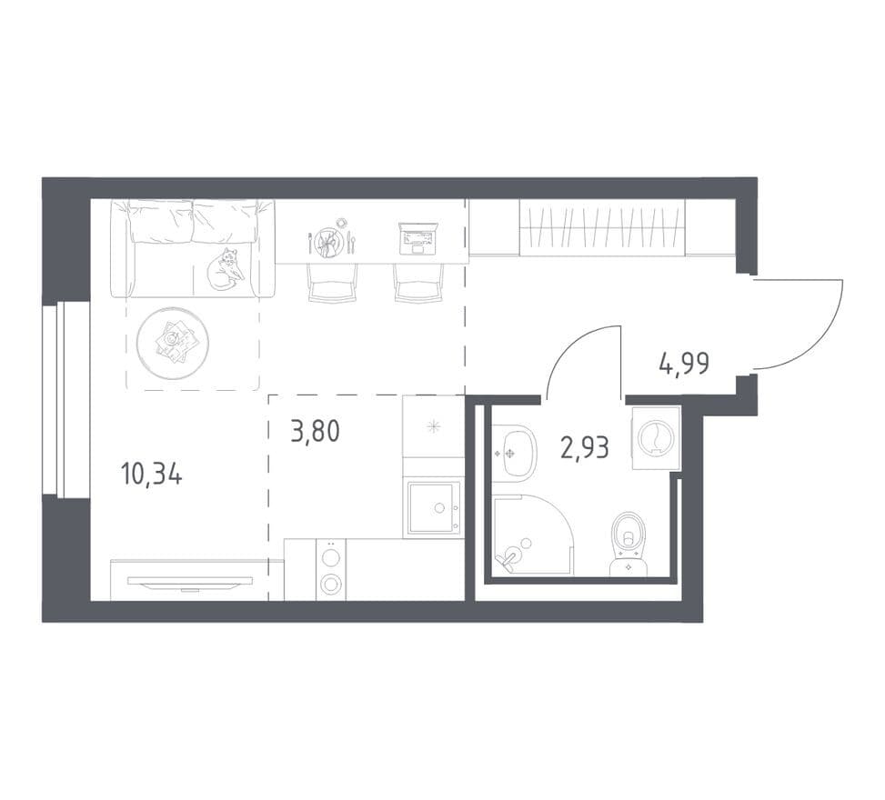 Студия-квартира, Живи в Рыбацком