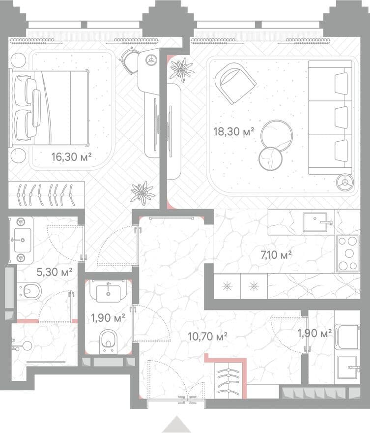 1к. квартира, Nicole