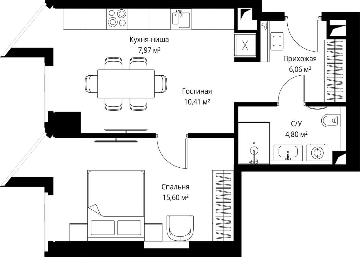 1к. квартира, Famous