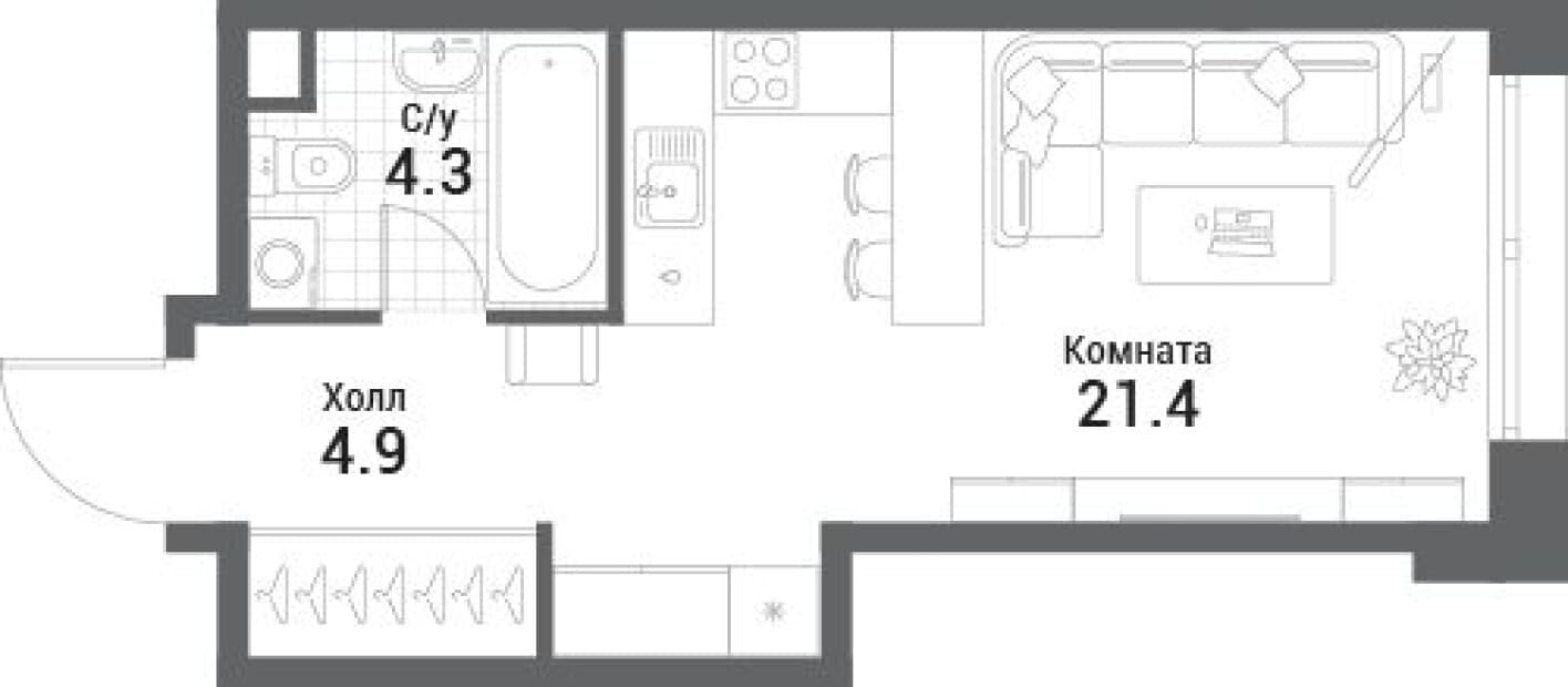 9к. квартира, Nagatino i-Land