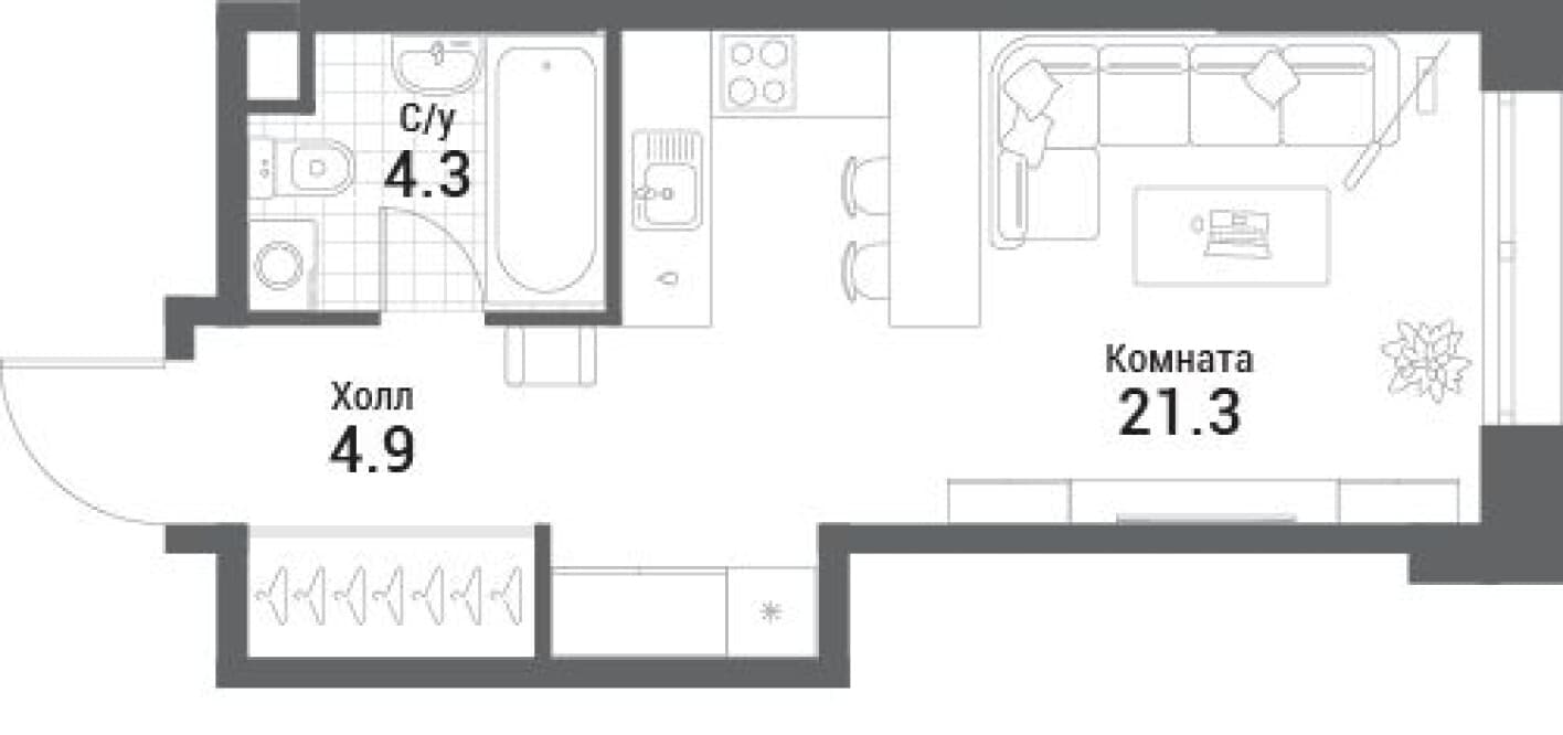 9к. квартира, Nagatino i-Land