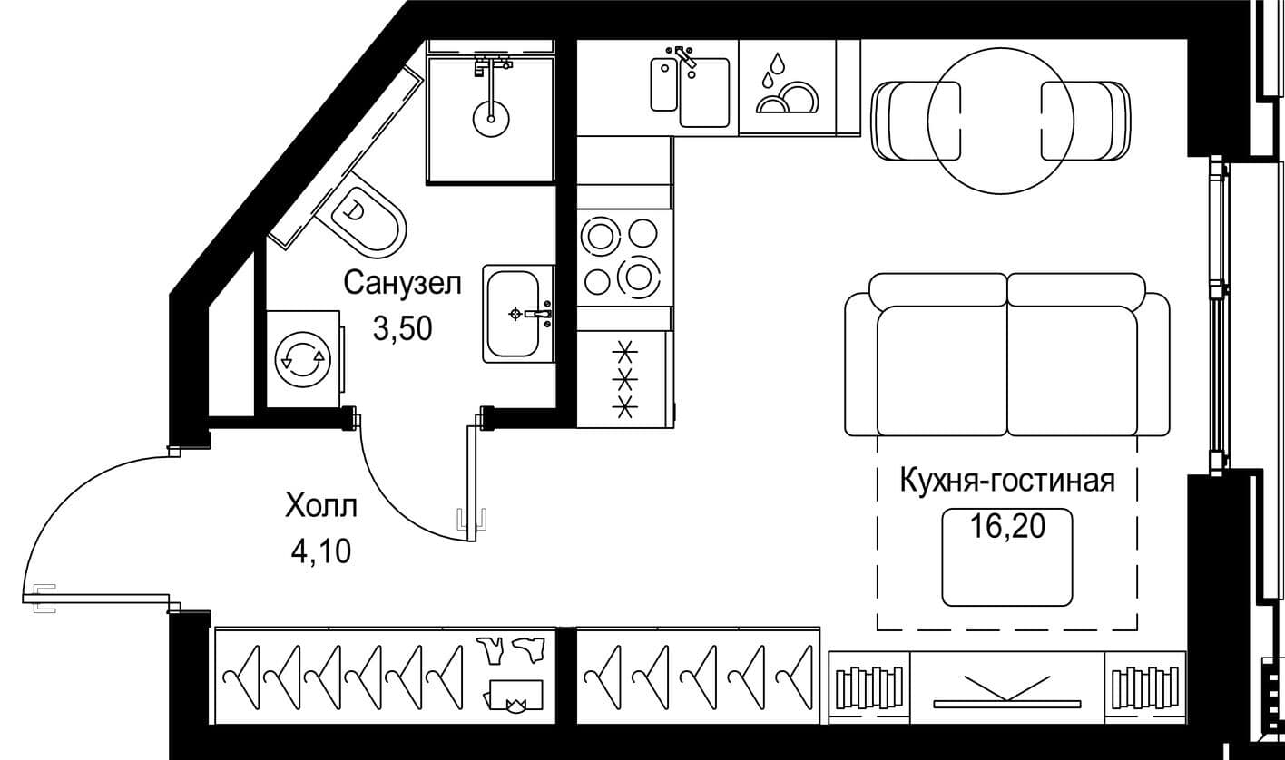 Студия-квартира, Cityzen