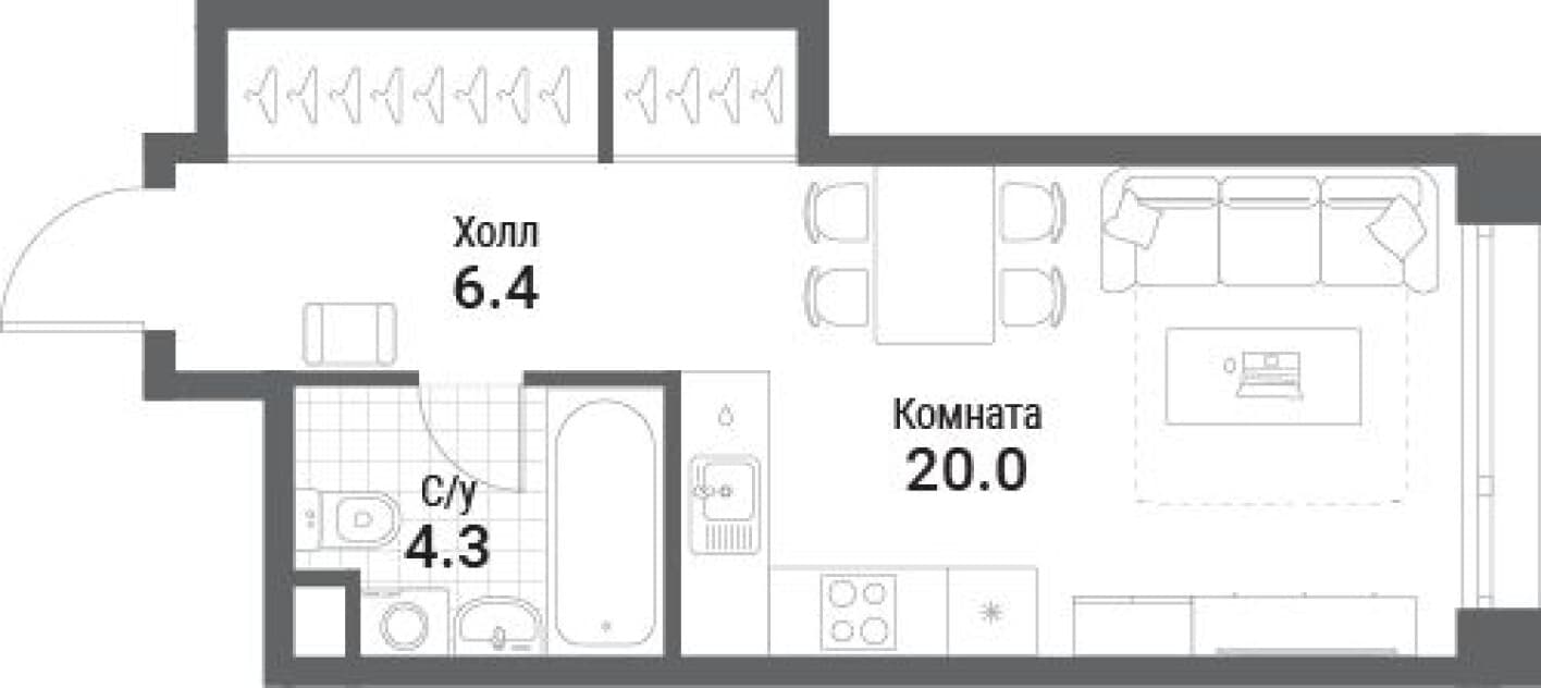 9к. квартира, Nagatino i-Land