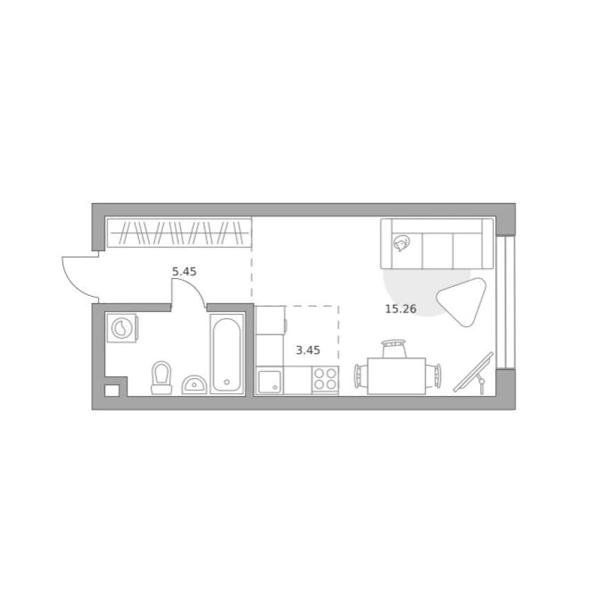 9к. квартира, Тринити