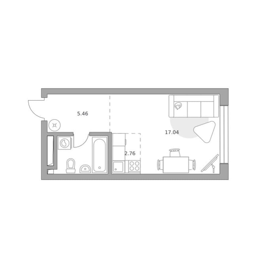9к. квартира, Тринити