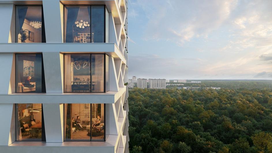 Upside Towers и Мираполис новостройки Москвы 9