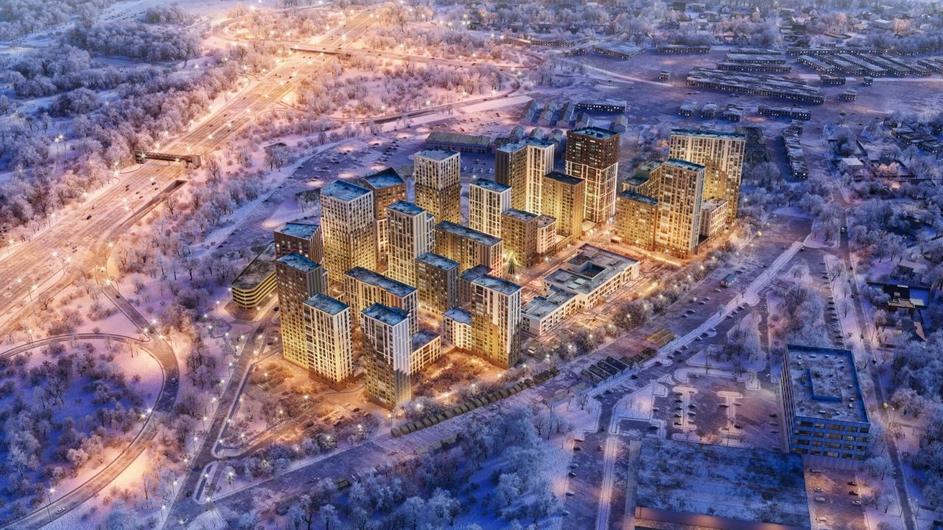 ЖК 1-й Саларьевский и ЖК Первый Московский город-парк 3