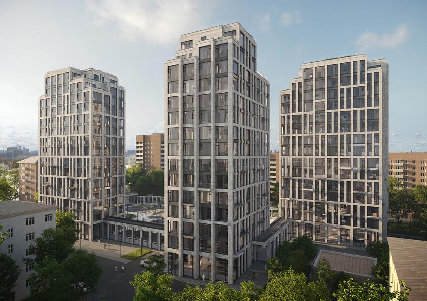 ЖК DREAM RIVA и Дом 7 Даниловский ЮАО Москвы 9