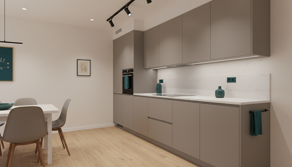 Дизайн 3-комнатной квартиры 100.75 м² в практичном стиле с акцентами: для семьи с ребёнком - статья журнала RedCat