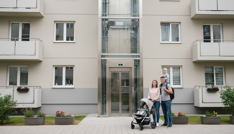 Лифт дома для эконом-сегмента - статья журнала RedCat