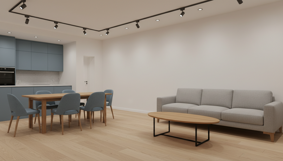 Дизайн 3-комнатной квартиры 63.46 м² в спокойном стиле: Для семьи с ребёнком - статья журнала RedCat