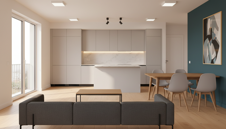 Дизайн 3-комнатной квартиры 84.5 м² в современном стиле для семьи с ребёнком - статья журнала RedCat