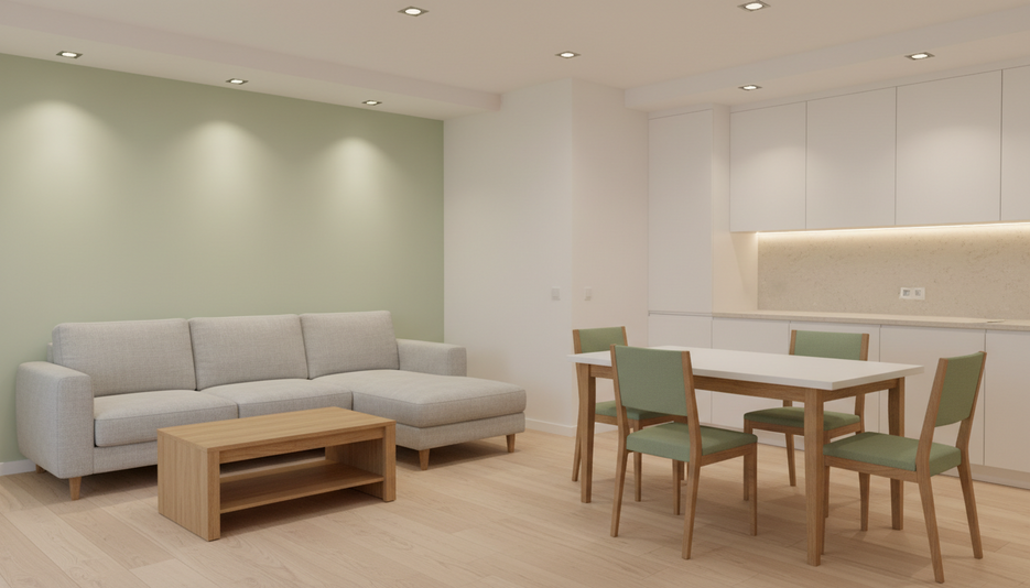 Дизайн 3-комнатной квартиры 69.2 м² в уютном светлом стиле: Для home office - статья журнала RedCat