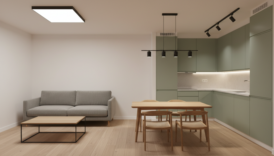 Дизайн 3-комнатной квартиры 55 м² в спокойном стиле: для пары - статья журнала RedCat