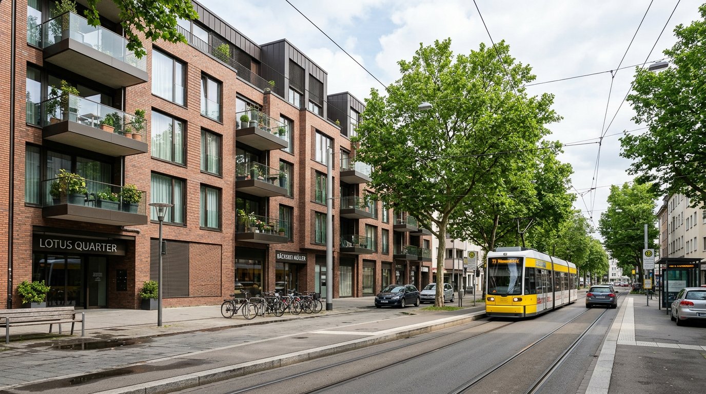 Современный жилой дом у городской магистрали: выбор квартиры с учётом транспорта