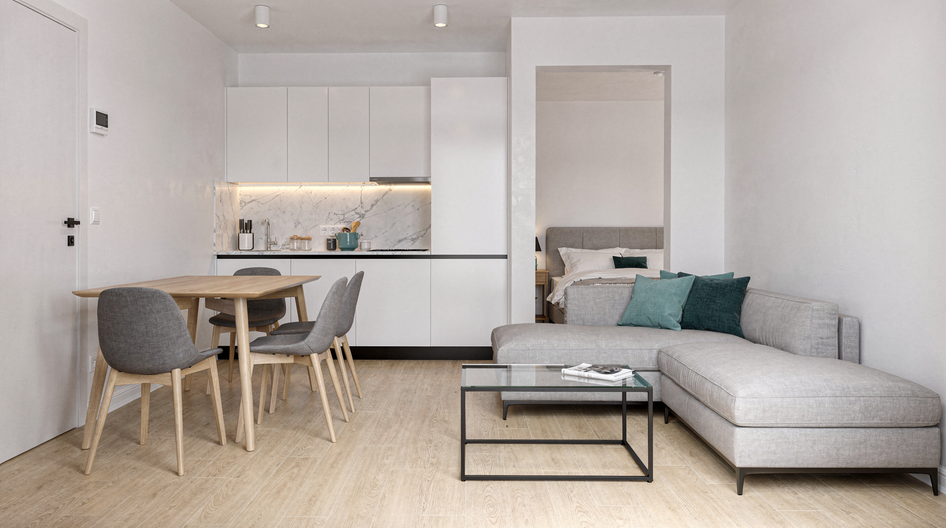 Дизайн 3-комн 53.5 м² в современном стиле: Для пары - статья журнала RedCat