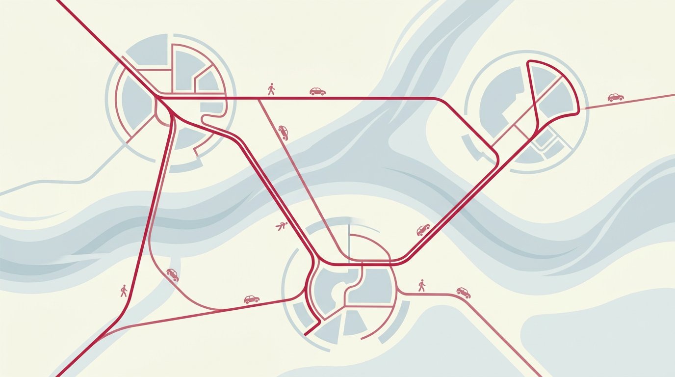 Иллюстрация темы: схематично про метро и доступность (не фото ЖК)